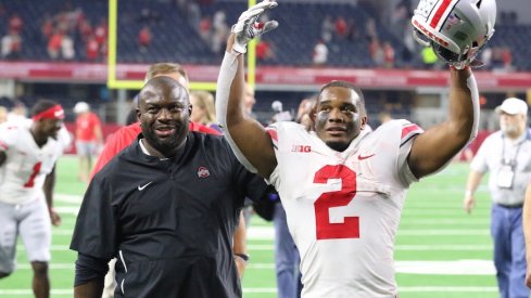 Tony Alford and J.K. Dobbins