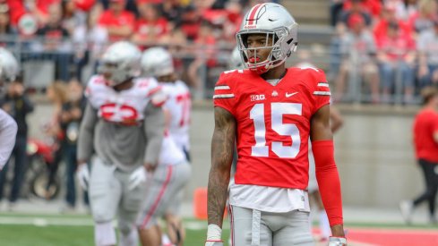 Jaylen Harris in the 2018 spring game