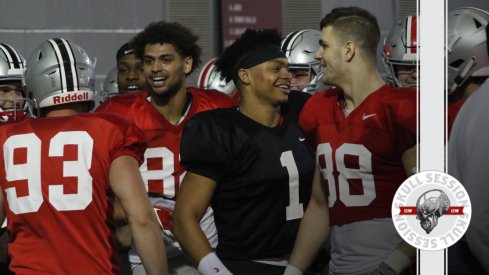 Justin Fields and Jeremy Ruckert are happy to be in today's Skull Session.