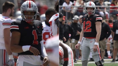 Justin Fields and Matthew Baldwin