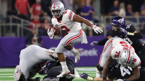 J.K. Dobbins ran for over 100 yards in just three games last season. 