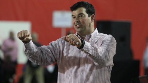 Ohio State head football coach Ryan Day