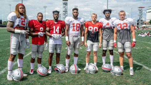 Ohio State's 2019 team captains.