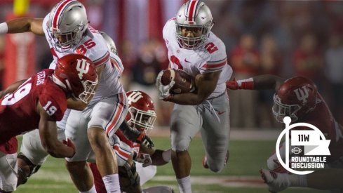 J.K. Dobbins torched Indiana for 29 carries and 181 yards in his collegiate debut back in 2017.