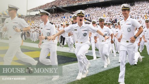 Unranked Navy is a home favorite over No. 25 SMU.