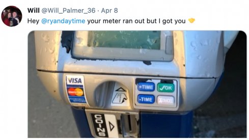 Ryan Day was helped by the Meter Fairy.