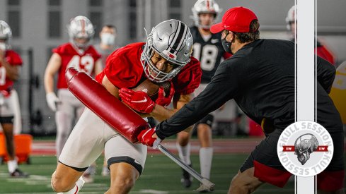 TreVeyon Henderson gets a nickname in today's skull session.