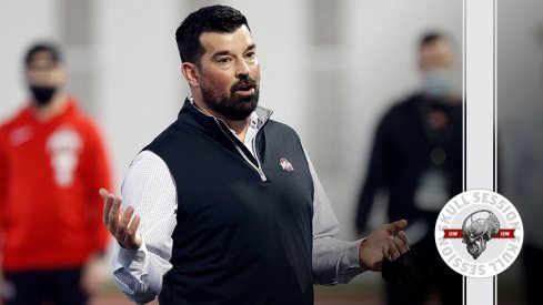 Ryan Day gives the Bosa shrug in today's skull session.