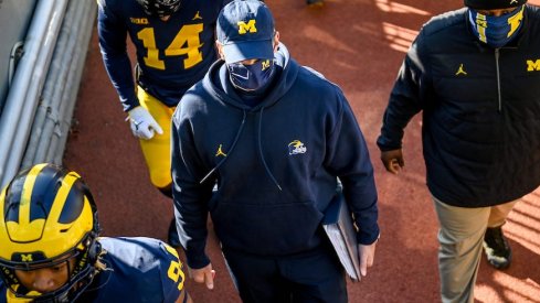 Jim Harbaugh is sad in today's skull session.