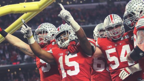 Ohio State players celebrate