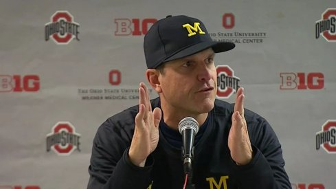 Jimmy Harbaugh is sad