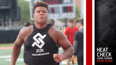 Four-star defensive tackle Hero Kanu was back at Ohio State last week. 