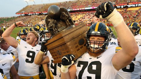 Iowa keeps the Cy-Hawk Trophy for the sixth year in a row