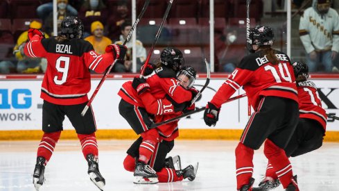 Women's hockey is rolling.