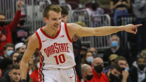 Justin Ahrens is leaving Ohio State.