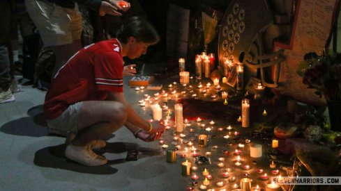 Dwayne Haskins vigil