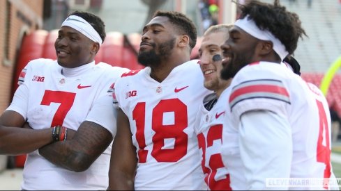 Dwayne Haskins, Jonathon Cooper, Tuf Borland and Jordan Fuller