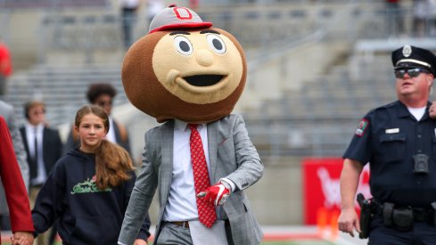 Brutus Buckeye, official mascot of the Ohio State Buckeyes