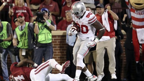 Noah Brown caught four touchdowns against Oklahoma on Sept. 17, 2016.