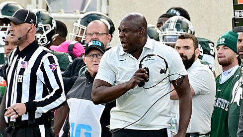 Head coach Mel Tucker of the Michigan State Spartans