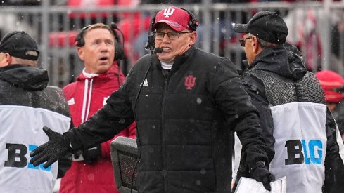 Head football coach Tom Allen of the Indiana Hoosiers