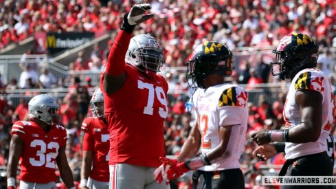 Ohio State offensive tackle Dawand Jones