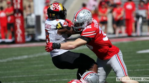 Linebacker Tommy Eichenberg of the Ohio State Buckeyes