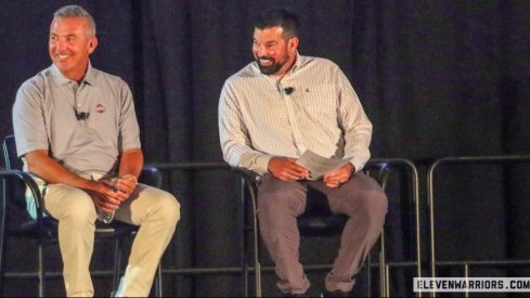 Urban Meyer and Ryan Day