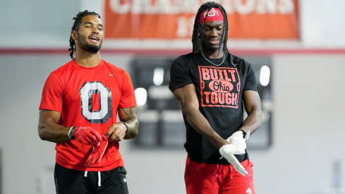 Emeka Egbuka and Marvin Harrison Jr.