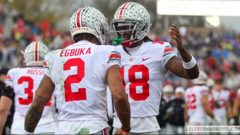 Emeka Egbuka and Marvin Harrison Jr.