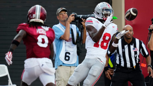 Marvin Harrison Jr. catching what should have been a touchdown vs. Indiana