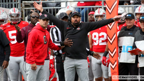 Ryan Day on the sideline