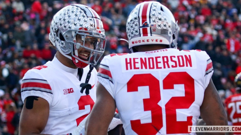 Emeka Egbuka and TreVeyon Henderson