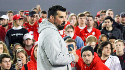 Ohio State football coach Ryan Day and comapny