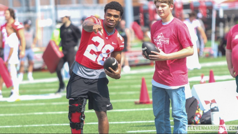 TC Caffey at the Special Skills Football Invitational