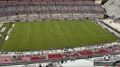 Grass field in Ohio Stadium