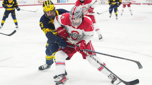 Ohio State vs. Michigan hockey in February 2024