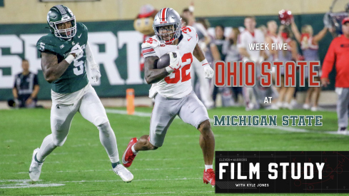 The Buckeye ground game continued its early season dominance in East Lansing.