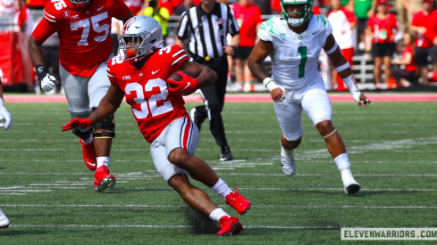 Ohio State running back TreVeyon Henderson