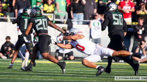 Cody Simon misses a tackle