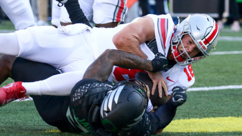 Ohio State quarterback Will Howard