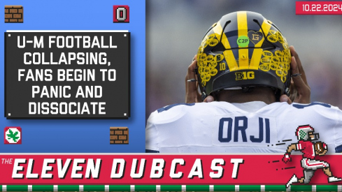 Michigan football now-benched quarterback Alex Orji