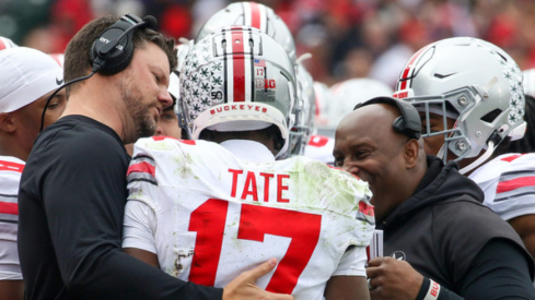 Ohio State wide receiver Carnell Tate