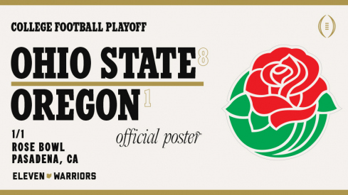 Oregon/Rose Bowl Game Poster