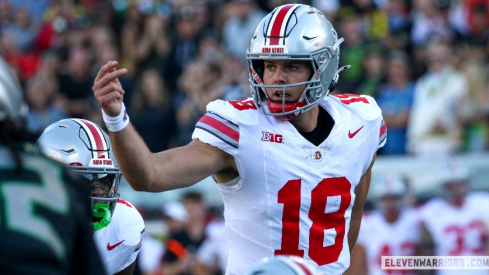 Ohio State quarterback Will Howard