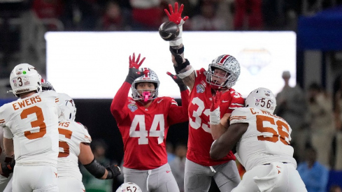 Jack Sawyer and JT Tuimoloau in the Cotton Bowl