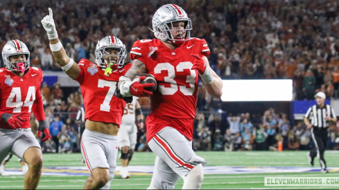 Jack Sawyer scoring his touchdown