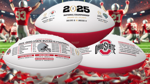 Nikco Sports limited edition Ohio State championship football