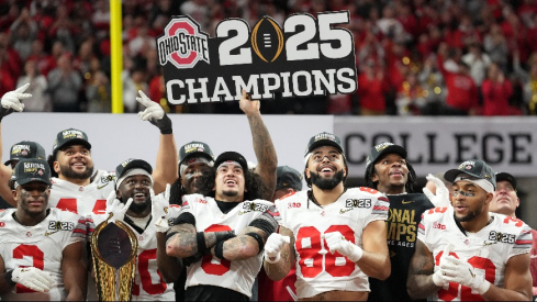 Ohio State celebrates winning 2025 CFP championship