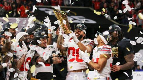 Ohio State celebrates their national title